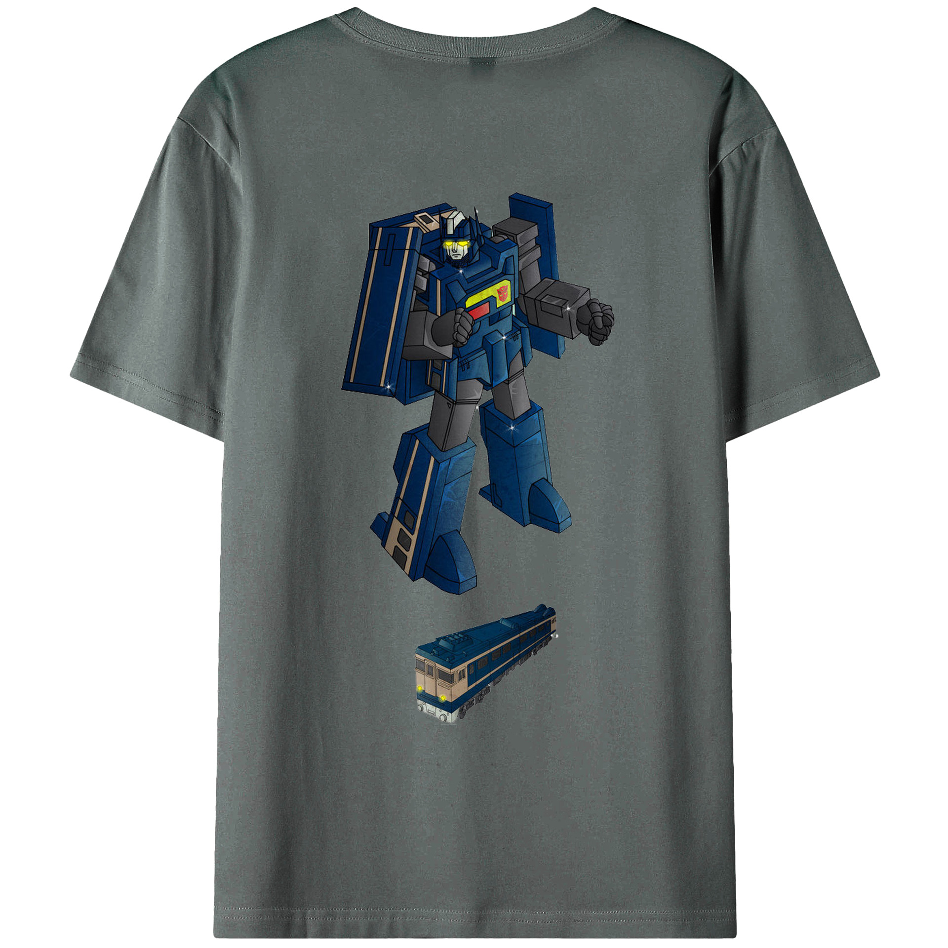 （画像用）  綿100％ メンズ半袖Tシャツ（バックプリント） 通気性